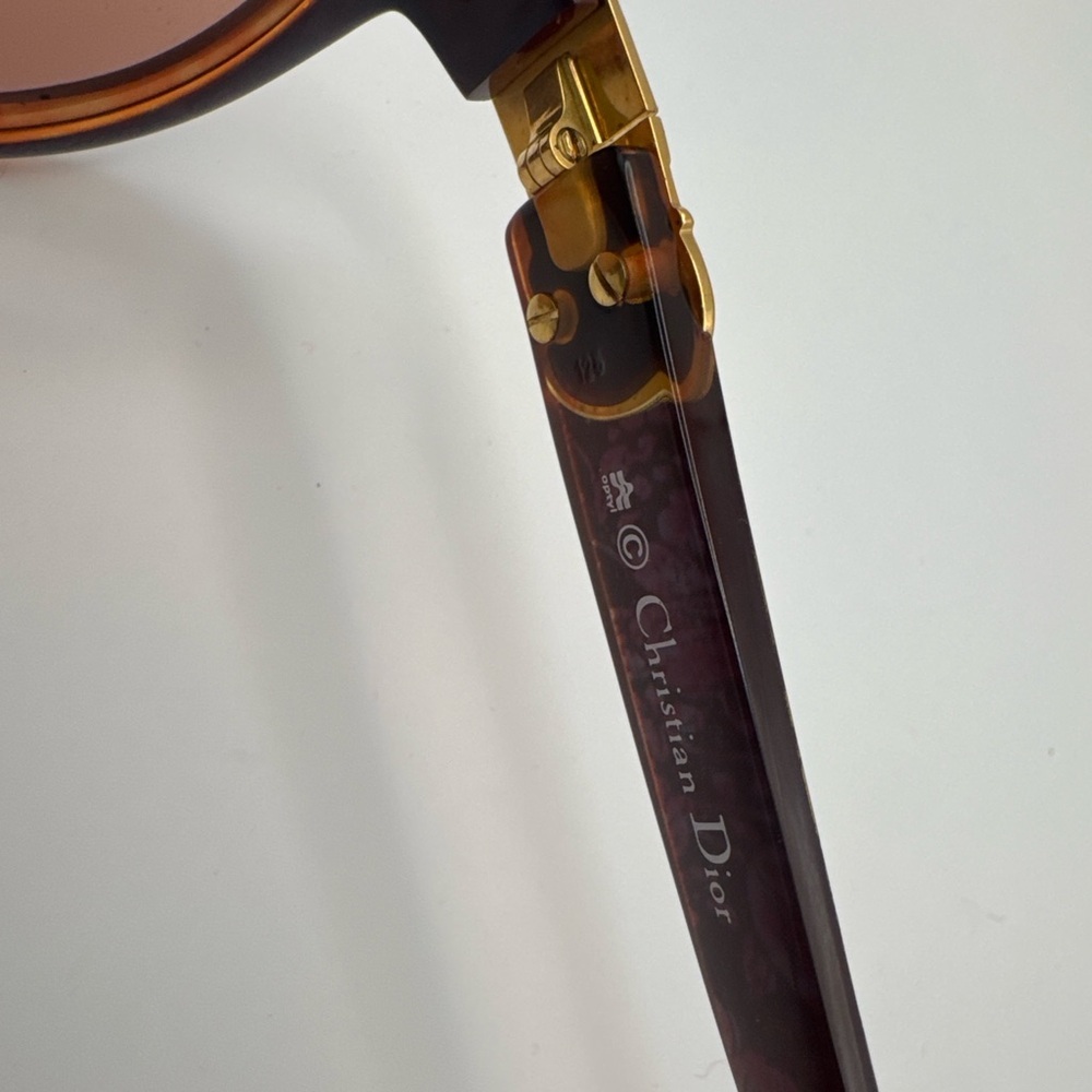 Vintage Christian Dior 2917A Optyl Sunglasses Austria Gold CD Logo With Case - Picture 8 of 10